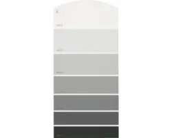 Farbmusterkarte H17 Farbwelt grau 21x10 cm