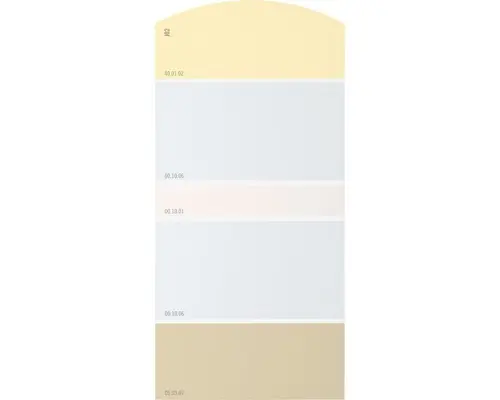 Farbmusterkarte J02 Farben für Körper, Geist & Seele - wohltuend & heilend 21x10 cm