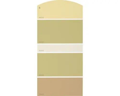 Farbmusterkarte J07 Farben für Körper, Geist & Seele - behaglich & entspannend 21x10 cm