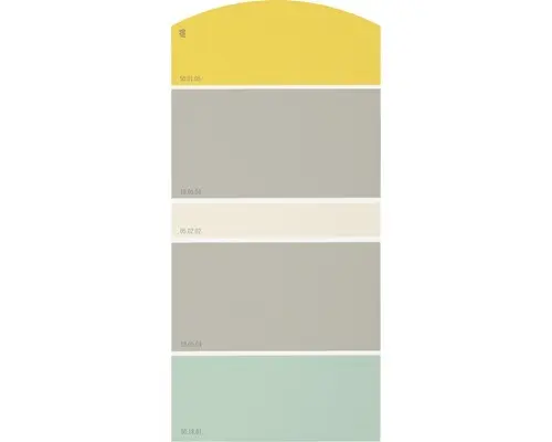 Farbmusterkarte J08 Farben für Körper, Geist & Seele - behaglich & entspannend 21x10 cm