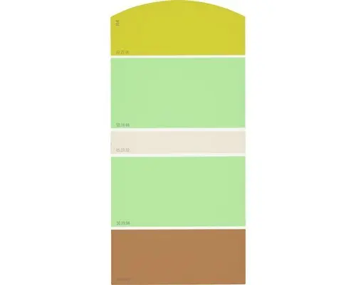 Farbmusterkarte J14 Farben für Körper, Geist & Seele - anregend & aufbauend 21x10 cm