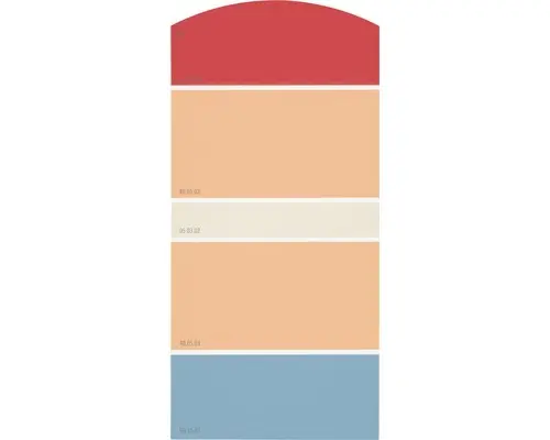 Farbmusterkarte J18 Farben für Körper, Geist & Seele - anregend & aufbauend 21x10 cm