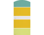 Hornbach Farbmusterkarte J21 Farben für Körper, Geist & Seele - stimmungsvoll & aktivierend 21x10 cm