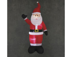 aufblasbare Dekofigur Weihnachtsmann luca lighting H 183 cm Lichtfarbe neutralweiß