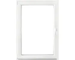 Kunststofffenster 1-flg. ARON Econ weiß/anthrazit 600x900 mm Links