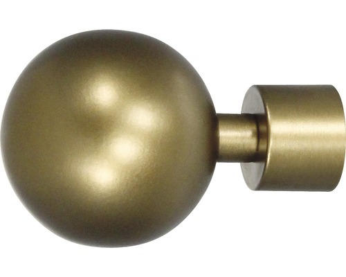 Endstück ball-classic für Carpi gold-optik Ø 16 mm 2 Stk.