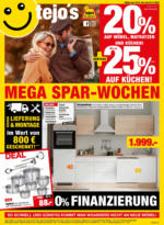 tejo`s SB Lagerverkauf WHV tejo`s - Mega Spar - Wochen - bis 04.11.2023