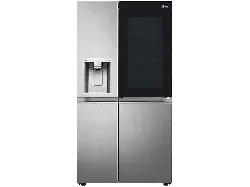 LG Electronics GSXV91PZAE InstaView Door-in-Door® Side by Side, Kühl- und Gefierkombination (635 l, E, 1790 mm hoch, Platinum Silver)