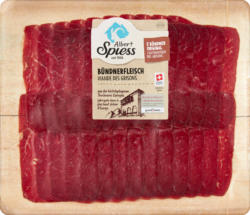 Albert Spiess Bündnerfleisch, Eckstück, geschnitten, 100 g