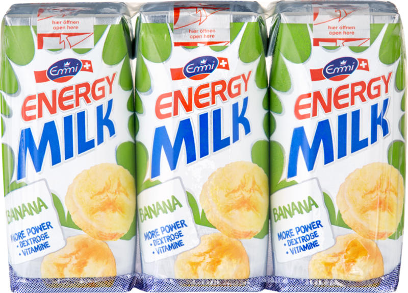 Emmi Energy Milk Banane, 3 x 330 ml