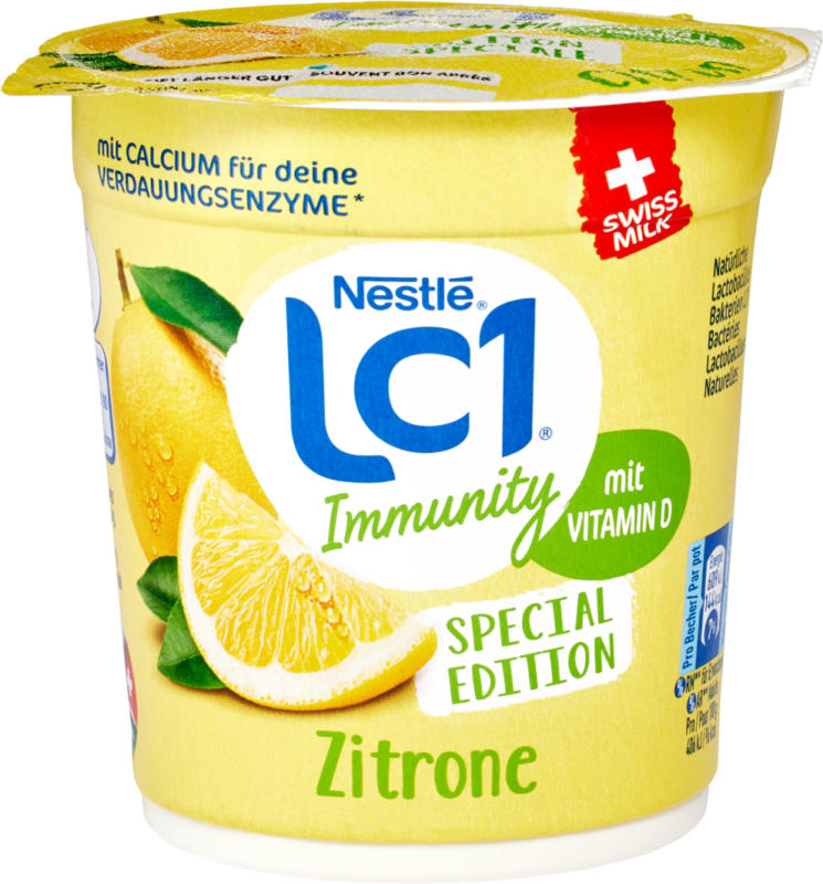 Yogourt Immunity Citrons LC1 Nestlé, 150 g