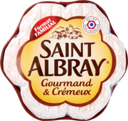 Saint Albray, Fromage français crémeux à pâte molle, 310 g