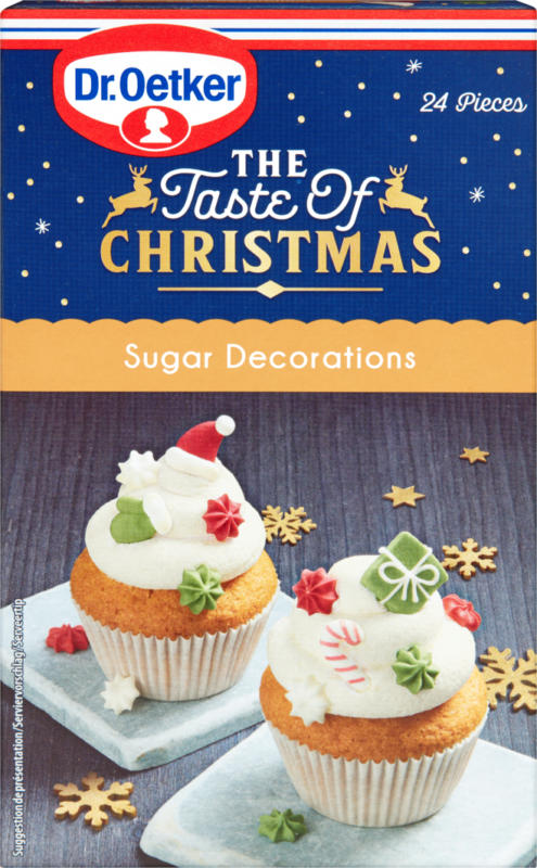 Dr. Oetker Christmas Sugar Decorations, 11 g