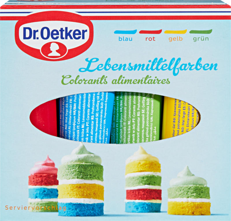 Colorants alimentaires Dr. Oetker , 40 g
