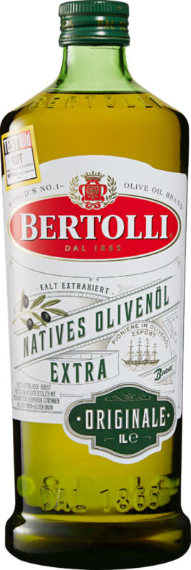 Huile d’olive Extra Vergine Bertolli, 1 litre