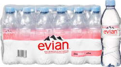 Acqua minerale Evian, non gassata, 24 x 50 cl