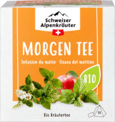 Infusion du matin bio Herbes alpines suisses, 14 g