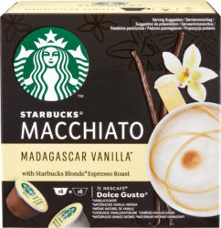 Starbucks® by Nescafe® Dolce Gusto Kaffeekapseln Madagaskar Vanilla Macchiato, 12 Kapseln