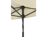 Hornbach Sonnenschirm Schneider Salerno Mezza 150 x 150 cm natur
