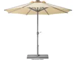 Hornbach Marktschirm Schneider Rooftop 350 cm natur