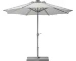 Hornbach Marktschirm Schneider Rooftop 350 cm silbergrau