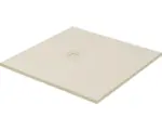 Hornbach Extraflache Duschwanne Kreta 80x80x2,6 cm Kunstmarmor beige