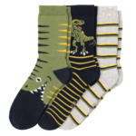 Ernsting's family 3 Paar Jungen Socken mit Krokodil-Motiven - bis 21.04.2024