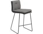 Hornbach Barhocker Mayer Sitzmöbel 1231_K3_124 48,5x51,5x90 cm Gestell Stahl schwarz Sitz Textilgewebe grau
