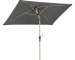 Hornbach Sonnenschirm Kurbelschirm Schneider Cordoba Ø 230 cm Polyester (PES) anthrazit