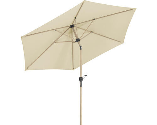 Sonnenschirm Kurbelschirm Schneider Cordoba Ø 270 cm Polyester (PES) natur