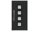 Hornbach Haustür Aluminium/PVC Smart A08 2.0 RC2 anthrazit 1000x2100 Links inkl. Beschlagset,Stangengriff,Profilzylinder inkl. 3 Schlüssel