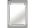 Hornbach LED-Lichtspiegel Cordia TENDER LINE BACKLIGHT 100x80 cm schwarz