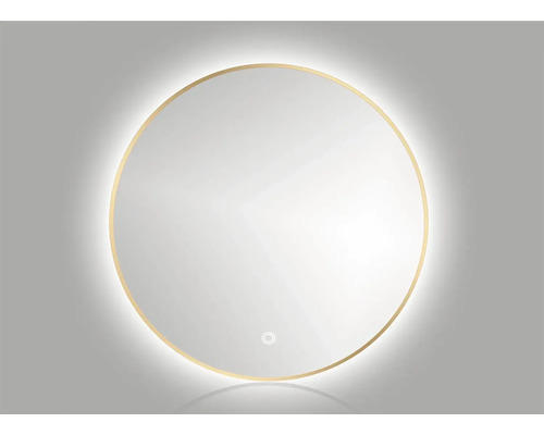 LED-Lichtspiegel Cordia ROUND LINE BACKLIGHT Ø 60 cm gold