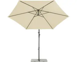 Ampelschirm Schneider Genua Ø 300 cm H 238 cm natur