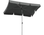 Hornbach Balkonschirm Schneider Locarno 180 x 120 cm H 240 cm anthrazit
