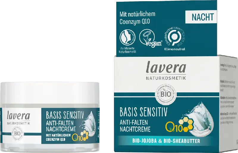 lavera basis sensitiv Anti-Falten Nachtcreme