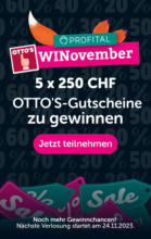 Profital WINovember - OTTO'S Gutschein gewinnen - bis 23.11.2023