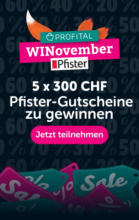 Profital WINovember - Pfister Gutschein gewinnen - al 30.11.2023