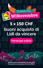 Profital WINovembre - Vinci i buoni Lidl - au 09.11.2023