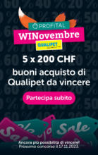 Profital WINovembre - Vinci i buoni Qualipet - al 16.11.2023
