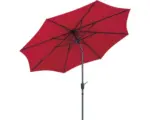 Hornbach Sonnenschirm Schneider 270 x 270 x 260 cm Harlem Polyester 180 g/m² rot