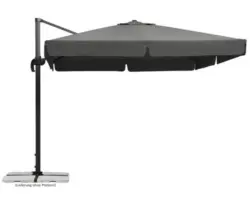Ampelschirm Schneider Rhodos 300 x 300 x 273 cm Polyester 200 g/m² anthrazit
