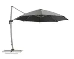 Hornbach Ampelschirm Schneider Rhodos Rondo 390 x 350 x 280 cm Polyester 200 g/m² anthrazit
