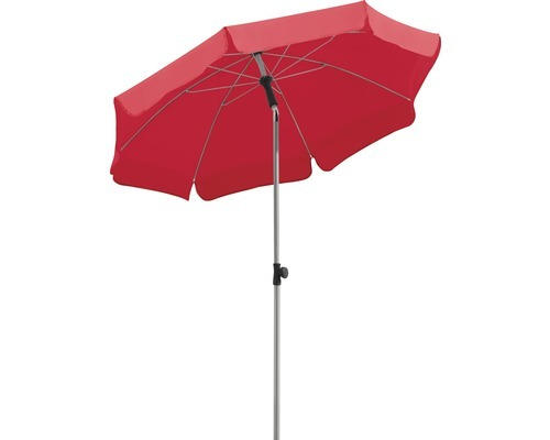 Sonnenschirm Schneider Locarno Ø 150 cm H 220 cm rot