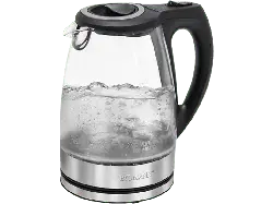 Bomann WKS 6032 G CB Glas-Wasserkocher, Edelstahl