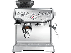Sage SES875BSS2EEU1A the Barista Express Espresso-Maschine (Silber, Integrierte Kaffeemühle, 2400 Watt, 15 bar)