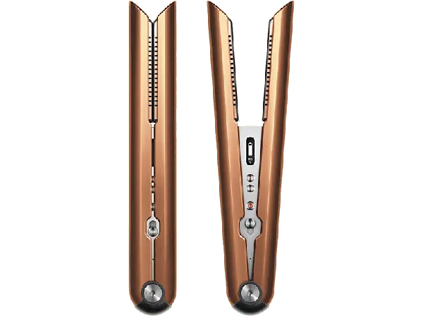 Dyson 413111-01 HS07 Corrale™ Glätteisen (Copper-Mangan, Temperaturstufen: 3: 165°C/185°C/210°C, Kupfer/Nickel)