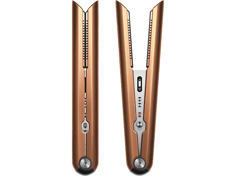 Dyson 413111-01 HS07 Corrale™ Glätteisen (Copper-Mangan, Temperaturstufen: 3: 165°C/185°C/210°C, Kupfer/Nickel)