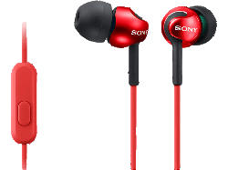 Sony Kopfhörer MDR-EX110AP, rot