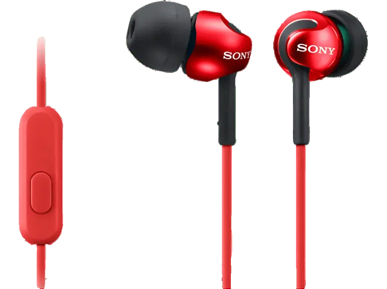 Sony Kopfhörer MDR-EX110AP, rot
